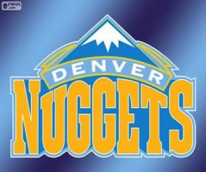 пазл Логотип Денвер Наггетс, НБА команды. Северо-Западный дивизион, Западная конференция